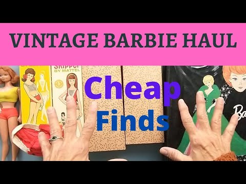 Vintage Barbie Haul // Thrift Store Finds // Vintage Mattel Midge Skooter Skipper 💜 Tammy & Dodie 👠