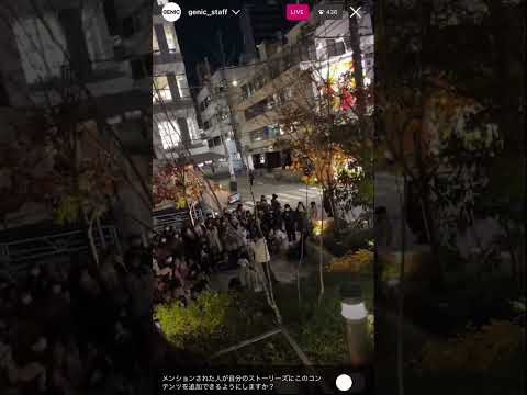 2022.12.23 呈くん路上ライブインスタライブ