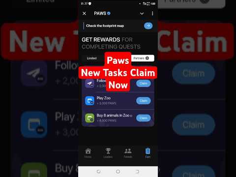 Paws New Task || Paws New Task  Zoo Complete & Get Free Paws Token || Paws Airdrop || Paws Task ||