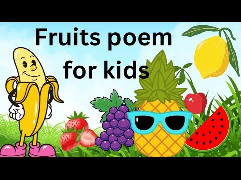 #funandlearning|#educationalvideoforchildren| #kindergarten |#kidslearning |#fruit poem with action|