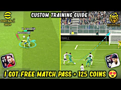 Free Match Pass Guide | Van Dijk & Son Custom Training | eFootball 2024 Mobile