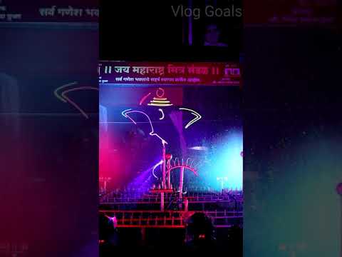 Musical Fountain & Laser Show in Ganpati Fastival #shorts