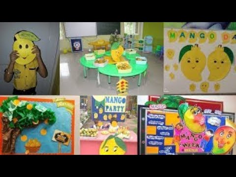 Mango day decorations ideas for school l preschool mango day decorations ideas