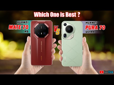 🔥 Duel High Tech!! Huawei Mate 70 RS Vs Huawei Pura 70 Ultra Off in a Smartphone Showdown!