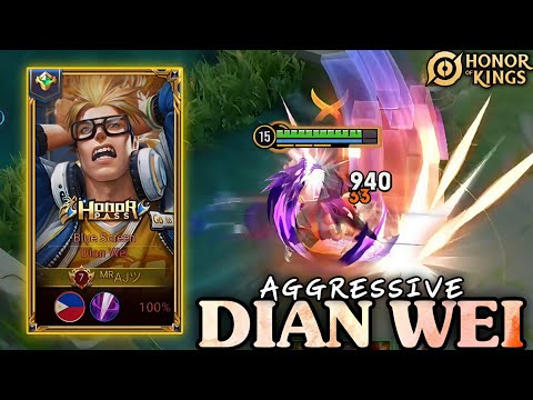 DIAN WEI AGGRESSIVE TANK JUNGLE - HONOR OF KINGS