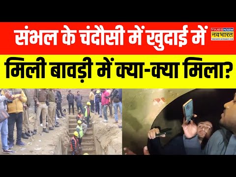 Hindi News | Sambhal के Chandausi में सर्वे करने पहुंची ASI Team, खुदाई में क्या-क्या मिला? |UP News