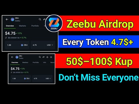 Zeebu Airdrop Event | Zeebu 50$·100$ Kup | How to Join Zeebu Airdrop.