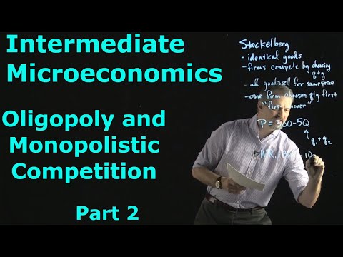 Intermediate Microeconomics: Imperfect Competition - Oligopoly and Monopolistic Competition, Part 2