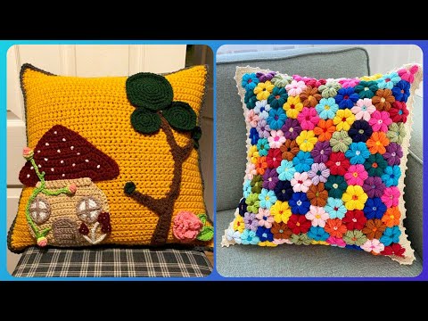 Los mejores y más elegantes patrones de fundas de almohada de crochet ❤️