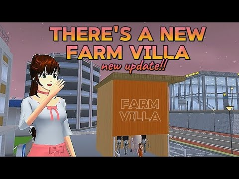 New Farm Villa فيلا مزرعة جديدة في محاكاة مدرسة ساكورا Sakura School Simulator