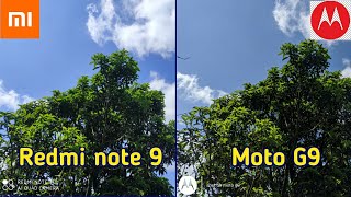 Motorola G9 VS Redmi Note 9 Camera  Comparison | Moto G9 camera Review | Tech 4 Camera