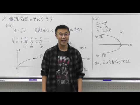 数学Ⅲ第94回無理関数とそのグラフ