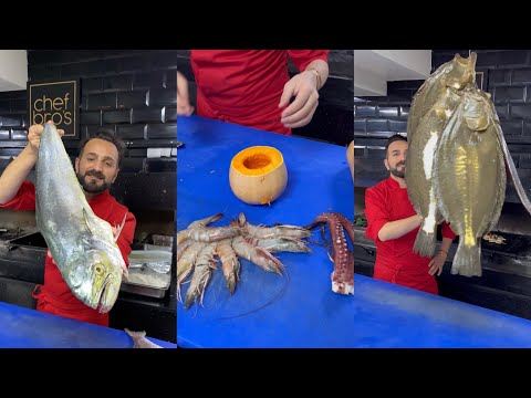 Seafood chef Faruk GEZEN new video.