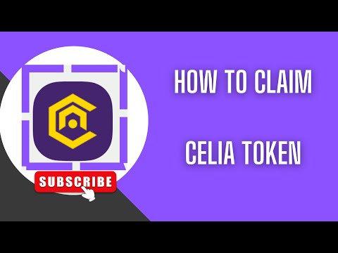 HOW TO CLAIM CELIA TOKEN ( start 15TH Nov- 26th November)