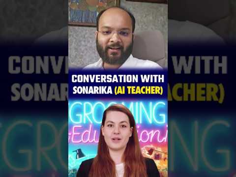 AI Teacher Sonarika की Chandan Poddar Sir से EXCLUSIVE बातचीत #shorts