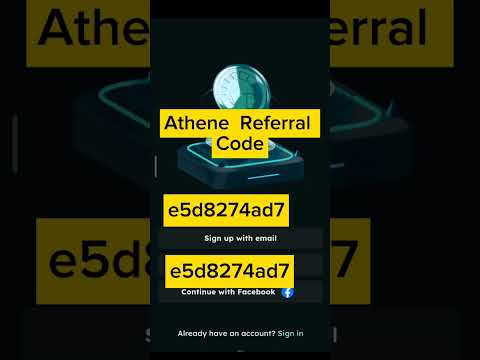 ATHENE NETWORK MINING REFERRAL CODE।। ATHENE NETWORK REFERRAL CODE।।ATHENE MINING APP REFERRAL CODE