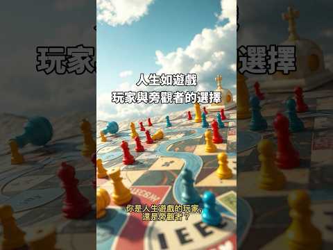 人生如遊戲 玩家與旁觀者的選擇