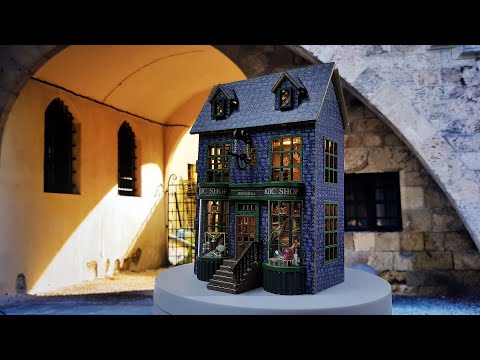 DIY miniature dollhouse kit "Magic shop" mini house series