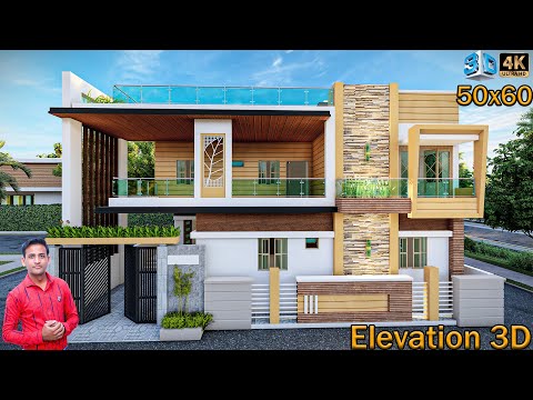 🏡50X60 Feet Luxurious House Design with 2 Rent House | 3000 sqft Villa Design | #ShivajiHomeDesign