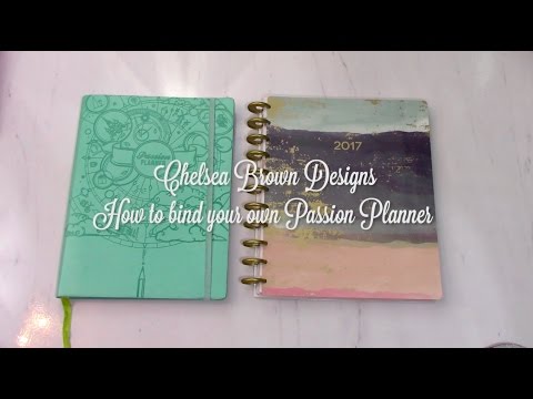 How to Disc Bind your Passion Planner