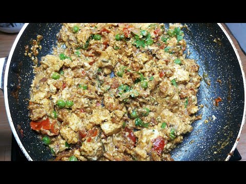 ढाबे वाली पनीर भुर्जी अब घर पर । dhaba style paneer bhurji