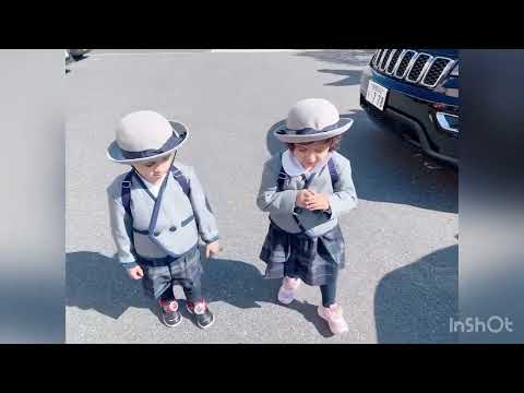 Today is the first day of school for Azaan and Anabiya so they are very excited to go to school