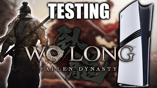 PS5 Pro: Wo Long: Fallen Dynasty Tested! Now Locked 60 in Quality Mode!