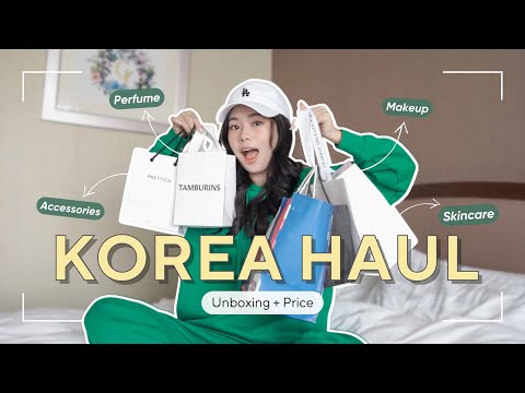 KOREA HAUL 🇰🇷 | UNBOXING + PRICE (makeup, skincare, etc.) 🛍