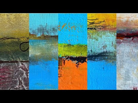 5 Industrial Paintings. Exciting Art Tutorials with Unique Twist #industrial #abstractpainting #art