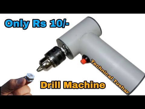 How To Make A Power Full Drill Machine|| With 12v 775 Motor|| For All Purpose|| By Technical Tushar.