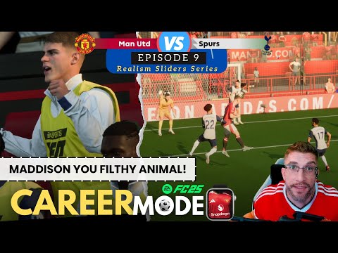 [TTB] #EAFC25 CAREER MODE EP9 - NAIL BITER VS SPURS! - MADDISON SCORES A BELTER, AND MORE!