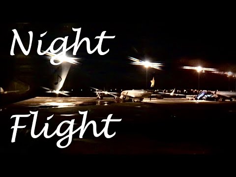 [飛行機] 夜間フライト(スカイマーク 新千歳空港-茨城空港) Night Flight from Hokkaido to Ibaraki