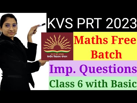 100 questions on Number System || KVS PRT Maths Free Batch || Class 6 | Complete NCERT #ncert