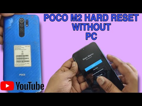 POCO M2 HARD RESET WITHOUT PC || Xiaomi poco M2 HARD RESET||Factory Reset || pattern & number lock 🔐