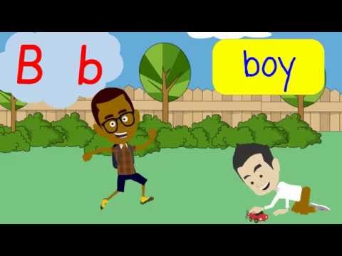 Learning the ABC for Kids, Alphabet Phonics for Children, Letter B