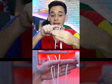 Tutorial da MÁGICA DO CORDÃO CORTADO