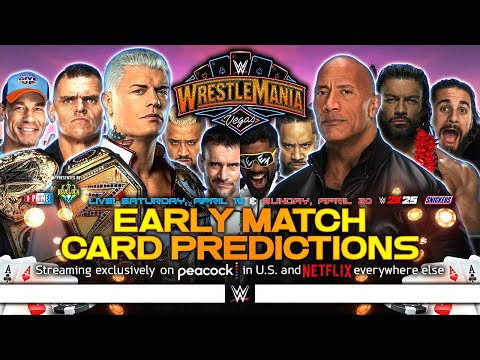 WWE WrestleMania 41 - Early Card [v4]