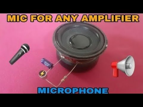 How To Make A Simple Mic For All Amplifier|| For Home Theater And Amplifier|| Technical Tushar.