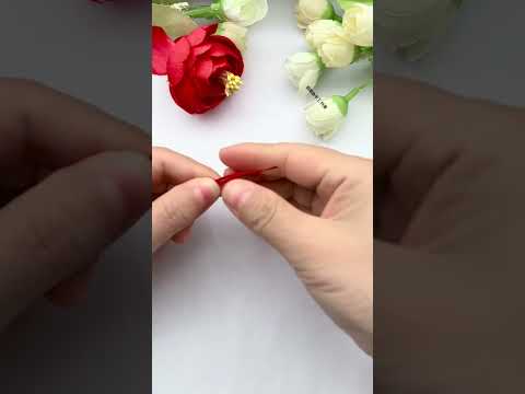 Tips for double-thread beading, rope braiding skills, handmade DIY, beading skills, fancy knotti