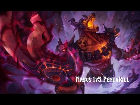 League of Legends nonotty 1v5 Pentakill with Nasus