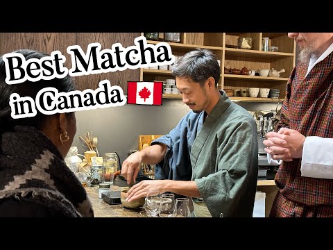 Best Matcha in Canada!🇨🇦 Surprise Visit at JagaSilk Teabar 🍵