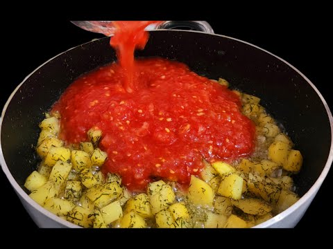 If you have potatoes and tomatoes❗️make an amazing and delicious meal in 5 min