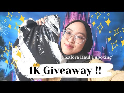 Unboxing Video! Zalora Haul + 1k Sub Giveaway (Closed) | RAYA 2020 Bersama Kikki.k Planner✨