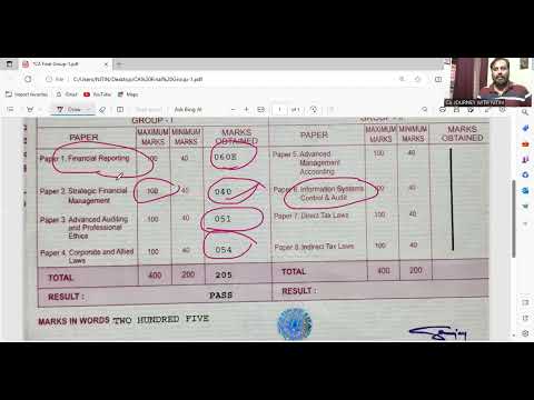 "Cracking the Code: My Secure Exemption in CA Final Financial Reporting & Revealing My ICAI Marks!"