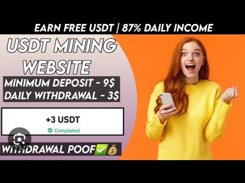 new usdt investment site🤑 new usdt earning site 💰best usdt earning project 💰trx usdt mining platform