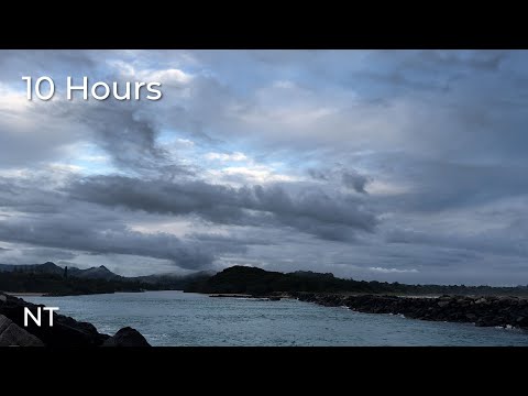 Stormy Ocean Waves in Brunswick Heads Australia | Moody Sea Sounds for Sleep & Relaxation