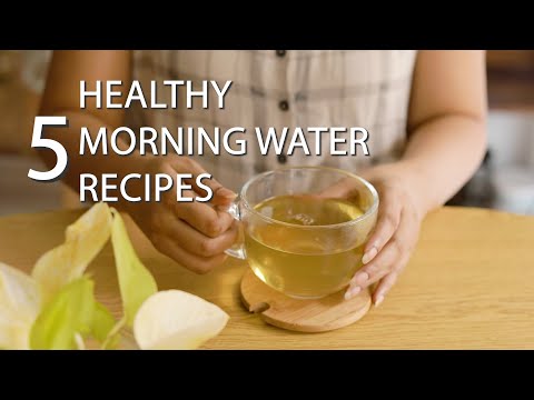 5 Healthy water recipes - clear skin, stop hair fall, boost immunity and more - asmr