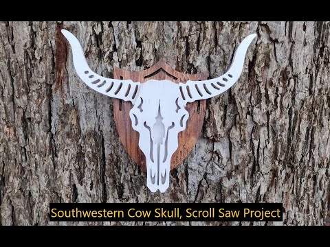 Southwestern Cow Skull, Scroll Saw Project