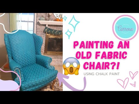 Update a Fabric Chair with Paint