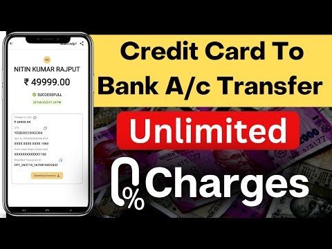 Credit Card To Bank Account Money Transfer Unlimited Without Charges || Personal Finance